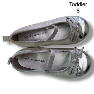 Koala Kids Silver Toddler Shoes Size 8